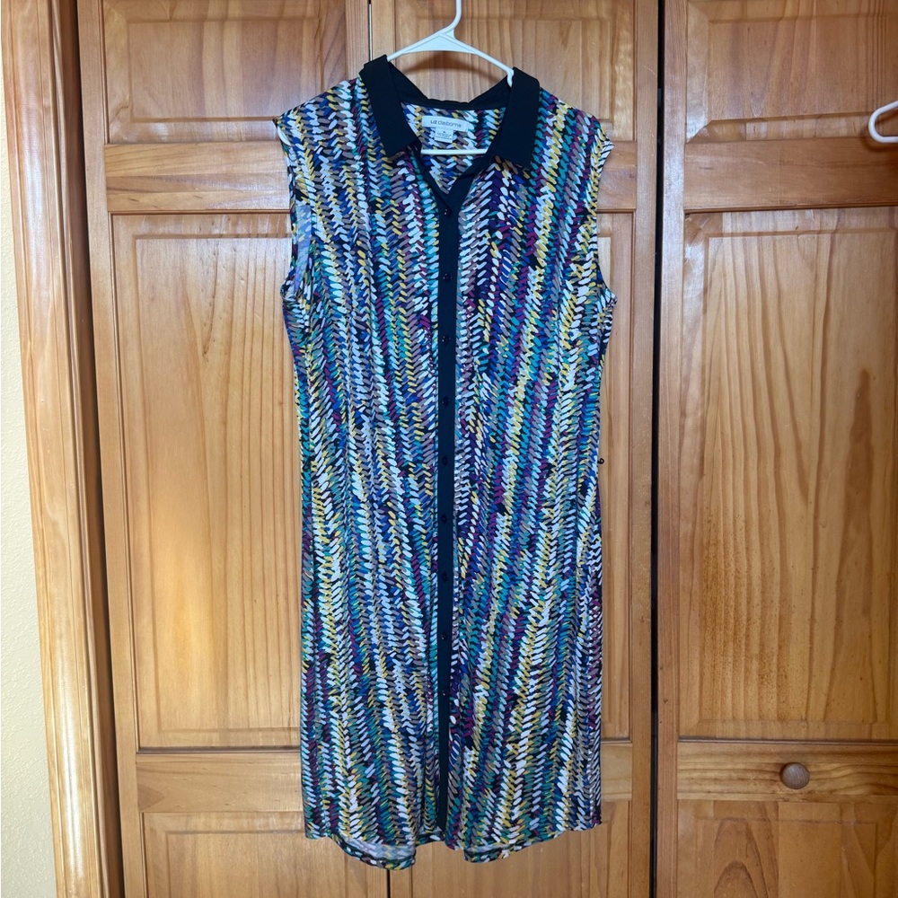 Liz Claiborne Colorful Patterned Midi Dress
Women’s Size XL Summer Party
